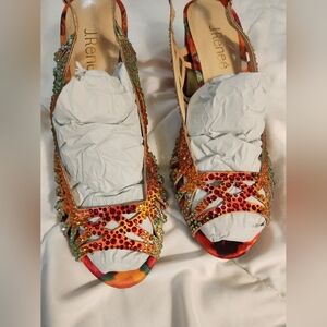 J.Renee Multicolor Embellished Women's Shoes